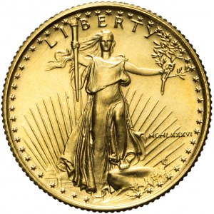 Stany Zjednoczone Ameryki (USA), 10 dolarów 1986, złoto