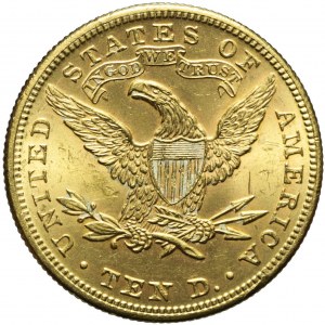 Stany Zjednoczone Ameryki (USA,) 10 dolarów 1899, Liberty Head, Filadelfia, mennicze