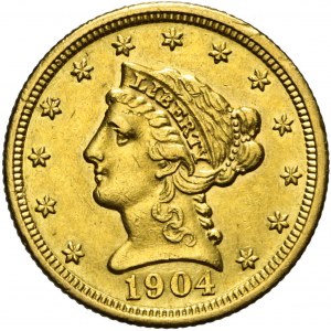Stany Zjednoczone Ameryki (USA), 2 1/2 dolara, Indianin, 1904, Filadelfia