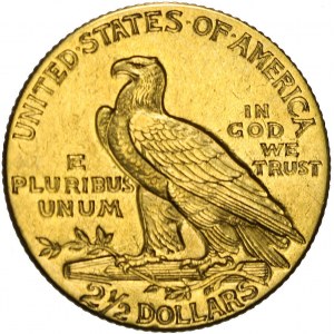 Stany Zjednoczone Ameryki (USA), 2 1/2 dolara, Indianin, 1913, Filadelfia