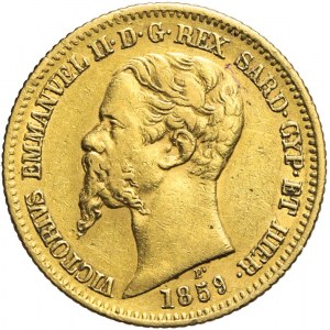 Włochy, Wiktor Emanuel, 20 lirów 1859