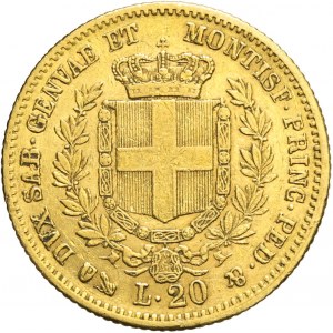 Włochy, Wiktor Emanuel, 20 lirów 1859