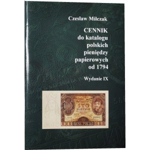 Cz. Miłczak, cennik wydanie IX