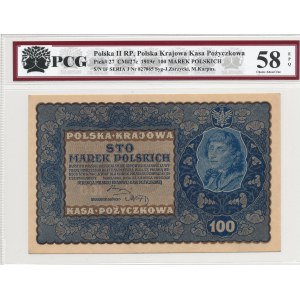 100 marek polskich 1919 - IF Seria J