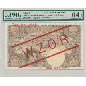 1.000 Zloty 1919, MODELL