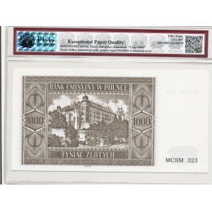 1000 złotych 1941 Krakowiak, MCSM 323 (radar) Rekonstrukcja 2004