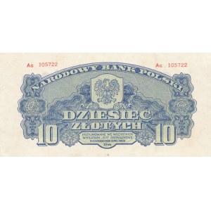 10 złotych 1944, ...owe - ser. Ac (ser. posiadająca wzór)