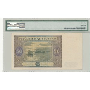 50 złotych 1946, ser. T, niski numer 0057216, duża litera