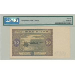 50 złotych 1946, ser. S, duża litera