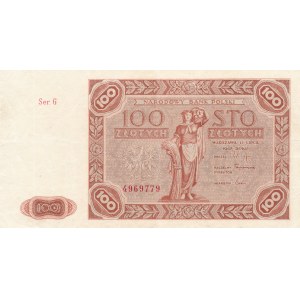 100 złotych 1947 - ser. G