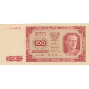 100 złotych 1948 - seria CX