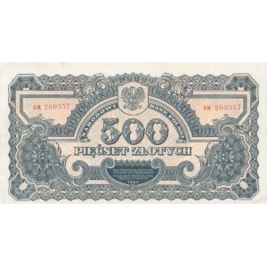 500 złotych 1944, ...owym - ser. AM