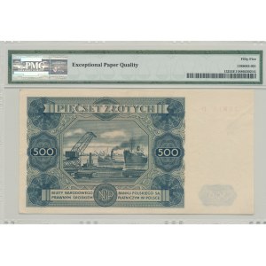 500 złotych 1947, SERIA D3 - najrzadsza
