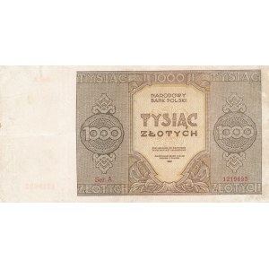 1000 złotych 1945 - ser. A