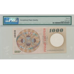 1.000 złotych 1965, rzadka seria M z rzeczywistego obiegu