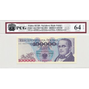 100.000 złotych 1993, S. Moniuszko - seria AE