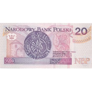 20 złotych 1994, druk TDLR Londyn, AA 0023963