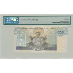 PWPW, 400 Zloty 1996 - AB - MODELL auf der Vorderseite