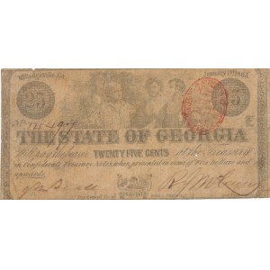Stany Zjednoczone Ameryki (USA), 25 centów 1863, Georgia