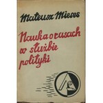 MIESES Mateusz - Nauka o rasach w służbie polityki [1937]