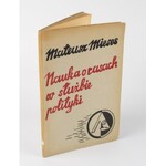 MIESES Mateusz - Nauka o rasach w służbie polityki [1937]