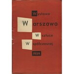 Warszawa w sztuce współczesnej. Malarstwo - grafika - rzeźba [katalog wystawy 1959]