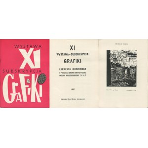 XI Wystawa-Subskrypcja Grafiki Expressu Wieczornego i Podsekcji Grafiki Artystycznej Okręgu Warszawskiego Z. P. A. P. [katalog 1962]