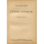 KRETSCHMER Ernst - Ludzie genialni [1938] [oprawa wydawnicza]