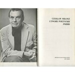 MIŁOSZ Czesław - Utwory poetyckie. Poems [Michigan 1976]