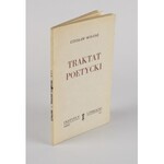 MIŁOSZ Czesław - Traktat poetycki [wydanie pierwsze Paryż 1957]