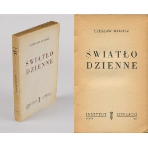 MIŁOSZ Czesław - Światło dzienne [wydanie pierwsze Paryż 1955]