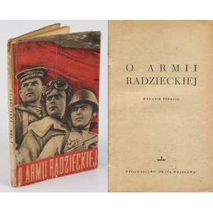 O Armii Radzieckiej [1950] [okł. Mieczysław Berman]