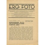 Ero-Foto. Czasopismo ilustrowane poświęcone fotografii. Zeszyt 6-ty [1938]