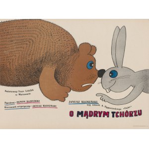 plakat BUTENKO Bohdan - O mądrym tchórzu [1985]