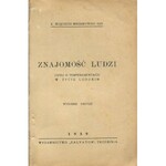 MIESZKOWSKI Wojciech ks. - Znajomość ludzi czyli o temperamentach w życiu ludzkim [Trzebinia 1939]