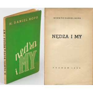 ROPS Henryk Daniel - Nędza i my [1938] [okł. Wł. Witold Spychalski]