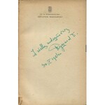 DOBROWOLSKI Stanisław Ryszard - Notatnik warszawski [1950] [AUTOGRAF I DEDYKACJA]