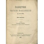 Pamiętnik teatrów warszawskich za rok 1870