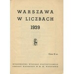 Warszawa w liczbach z planem Warszawy wraz z siecią tramwajów [1939]