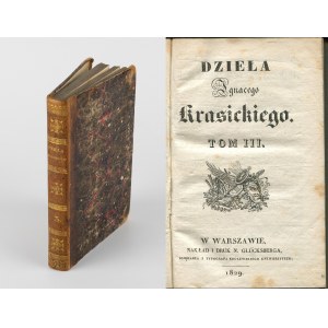 KRASICKI Ignacy - Dzieła. Tom III. O rymotwórstwie i rymotwórcach [1829]