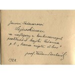 BOCHEŃSKI Tadeusz - Poetycka ekspresja uczuć [1928] [AUTOGRAF I DEDYKACJA]