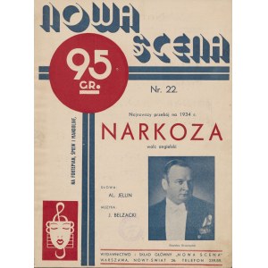 nuty NARKOZA. WALC ANGIELSKI. Słowa Al. Jellin. Muzyka J. Belzacki