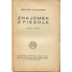 WINAWER Bruno - Znajomek z Fiesole. Gawęda zimowa [okł. Maja Berezowska]