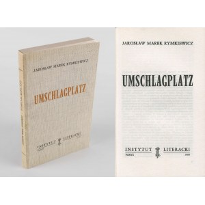 RYMKIEWICZ Marek Jarosław - Umschlagplatz [wydanie pierwsze Paryż 1988]