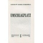 RYMKIEWICZ Marek Jarosław - Umschlagplatz [wydanie pierwsze Paryż 1988]