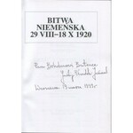 Bitwa niemeńska 29.VIII-18.X.1920. Dokumenty operacyjne. Część I [AUTOGRAF JADWIGI PIŁSUDSKIEJ-JARACZEWSKIEJ DLA BOHDANA BUTENKI]