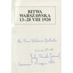 Bitwa warszawska 13-28.VIII.1920. Dokumenty operacyjne. Część I-II [AUTOGRAF JADWIGI I WANDY PIŁSUDSKIEJ]