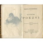 KONOPNICKA Maria - Wybór poezyi [miniatura 1897]