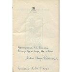 SWINARSKI Artur Marya - Ararat. Komedia w trzech aktach [1957] [AUTOGRAF I DEDYKACJA DLA HENRYKA BEREZY] [il. Maja Berezowska]