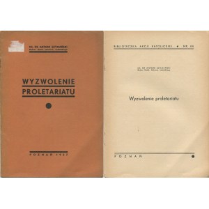 SZYMAŃSKI Antoni ks. - Wyzwolenie proletariatu [1937]